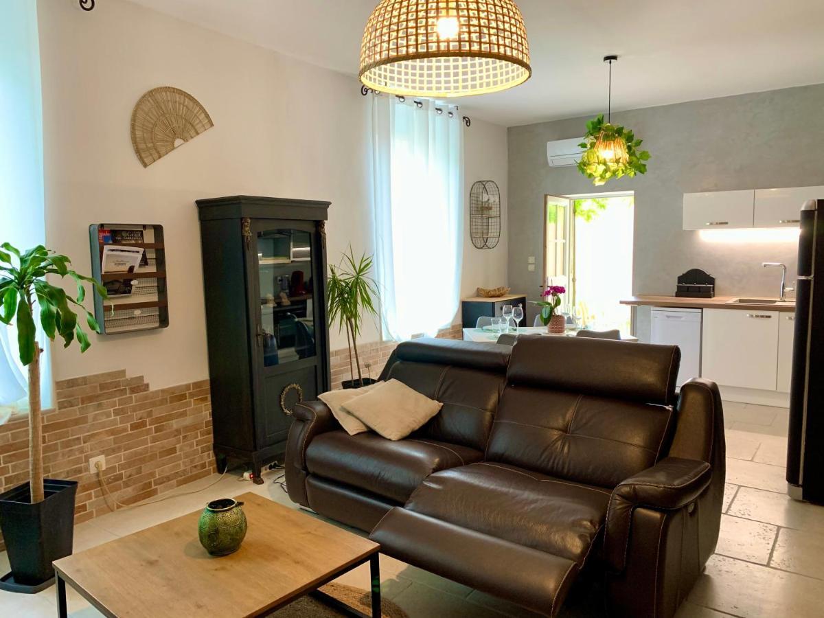 Appartement Avec Jardin Privatif Cazouls-lès-Béziers Bagian luar foto